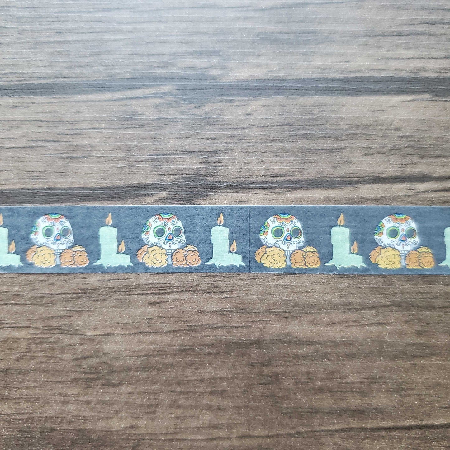 Sugar Skull and Marigolds Washi Tape