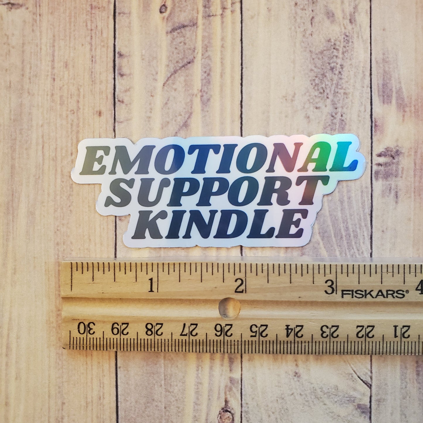 Emotional Support Kindle Sticker