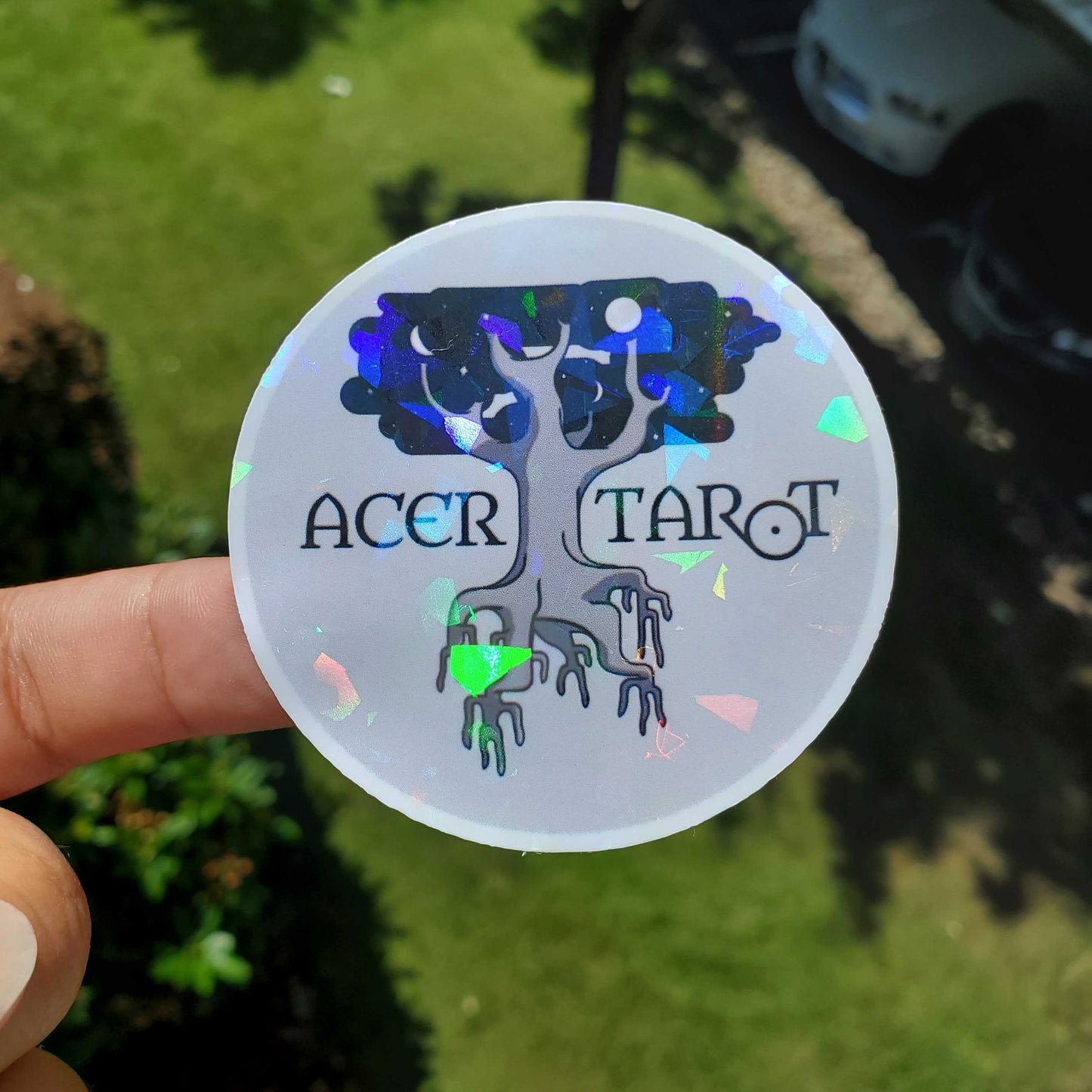 Acer Tarot Holographic Sticker